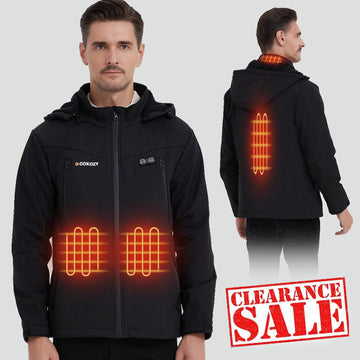 Clearance Sale Men's Heated Jacket (Without Battery)