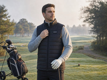 GPT Image 2.0 reference-generated UK golf scene with a GOKOZY heated gilet