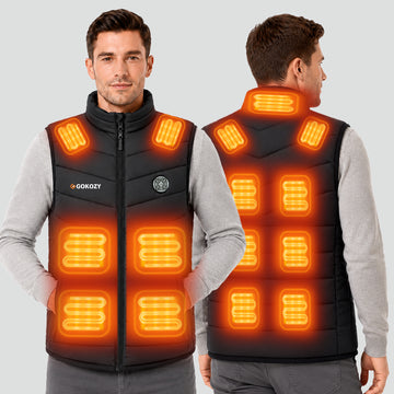 Men’s 7.4V Heated Gilet with 15 Heating Zones & 16,000mAh Battery — view 5 of 8