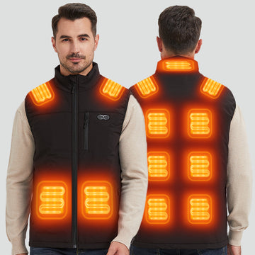Men's Heated Gilet with Shoulder Heating(Battery Not Included)